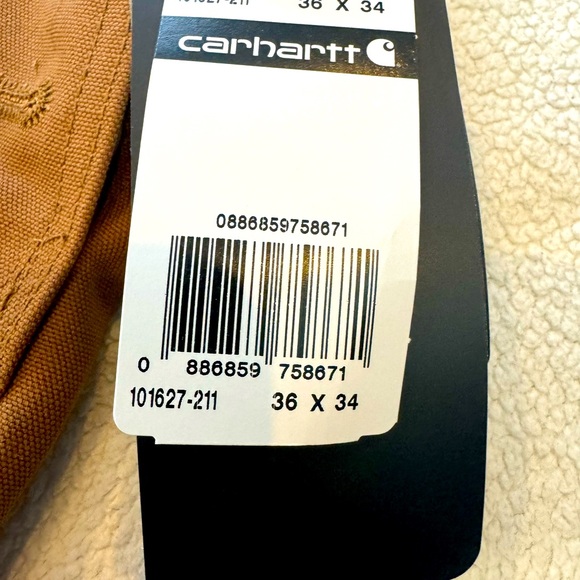 NWT- Carhartt Flame Resistant Quick Duck Bib Overall - Picture 4 of 5